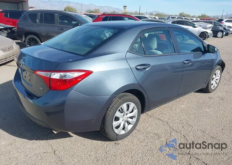 2015 Toyota Corolla Le z USA, uszkodzony, nr VIN 2T1BURHE3FC427656